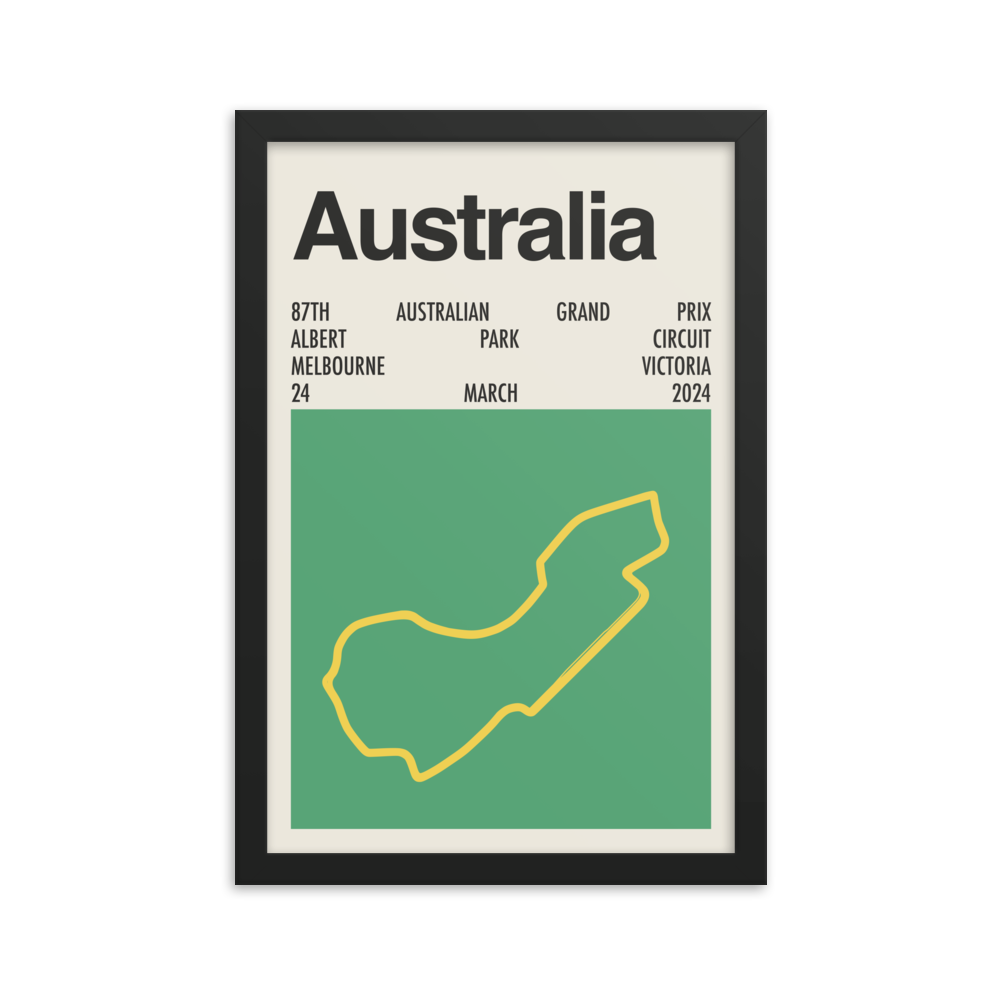 2024 Australian Grand Prix Print