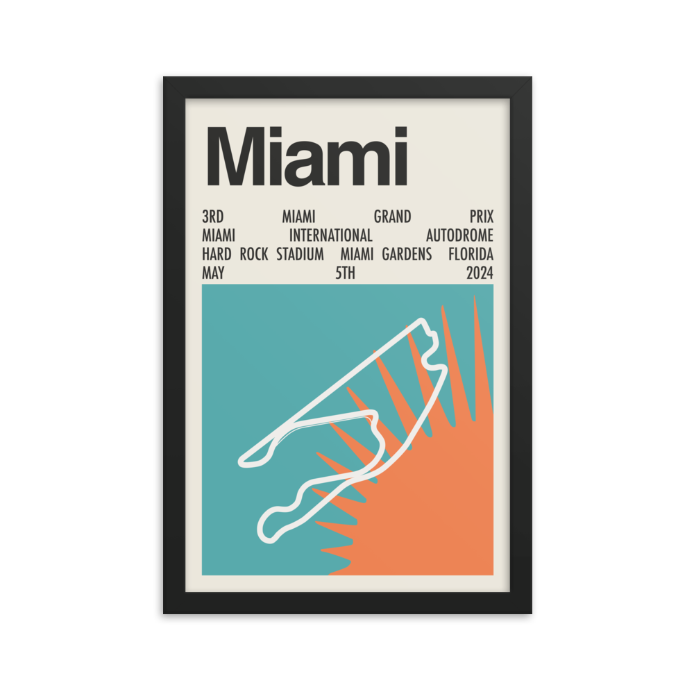2024 Miami Grand Prix Print