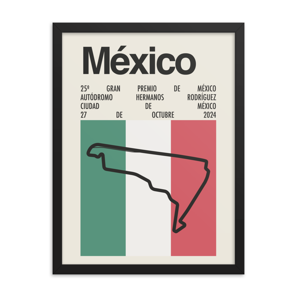 2024 Mexico City Grand Prix Print