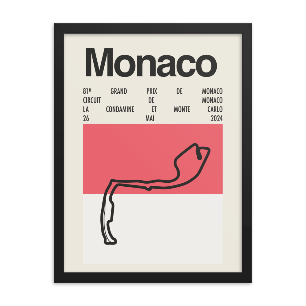 2024 Monaco Grand Prix Print