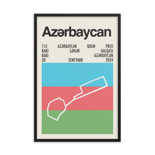 2024 Azerbaijan Grand Prix Print