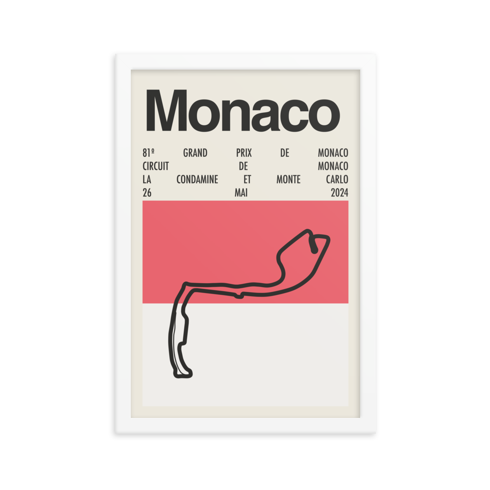 2024 Monaco Grand Prix Print