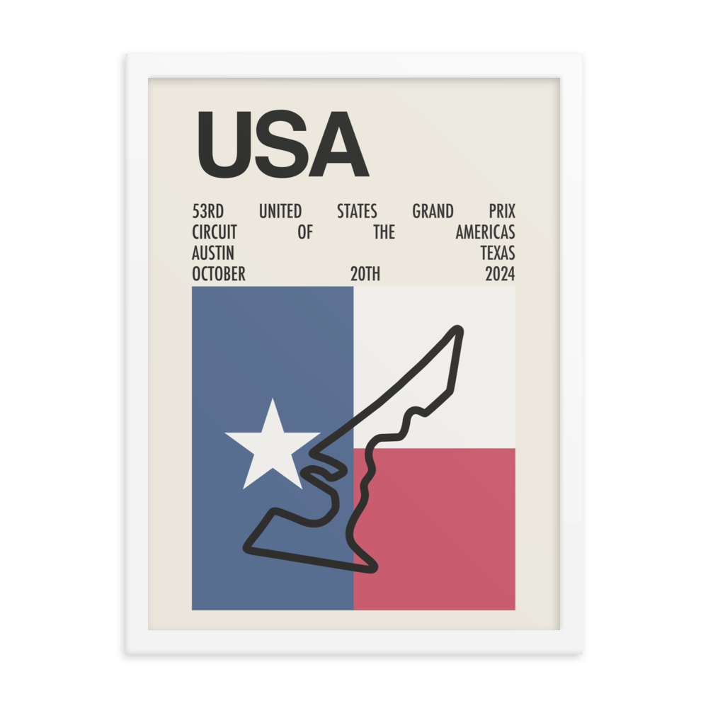 2024 United States Grand Prix Print