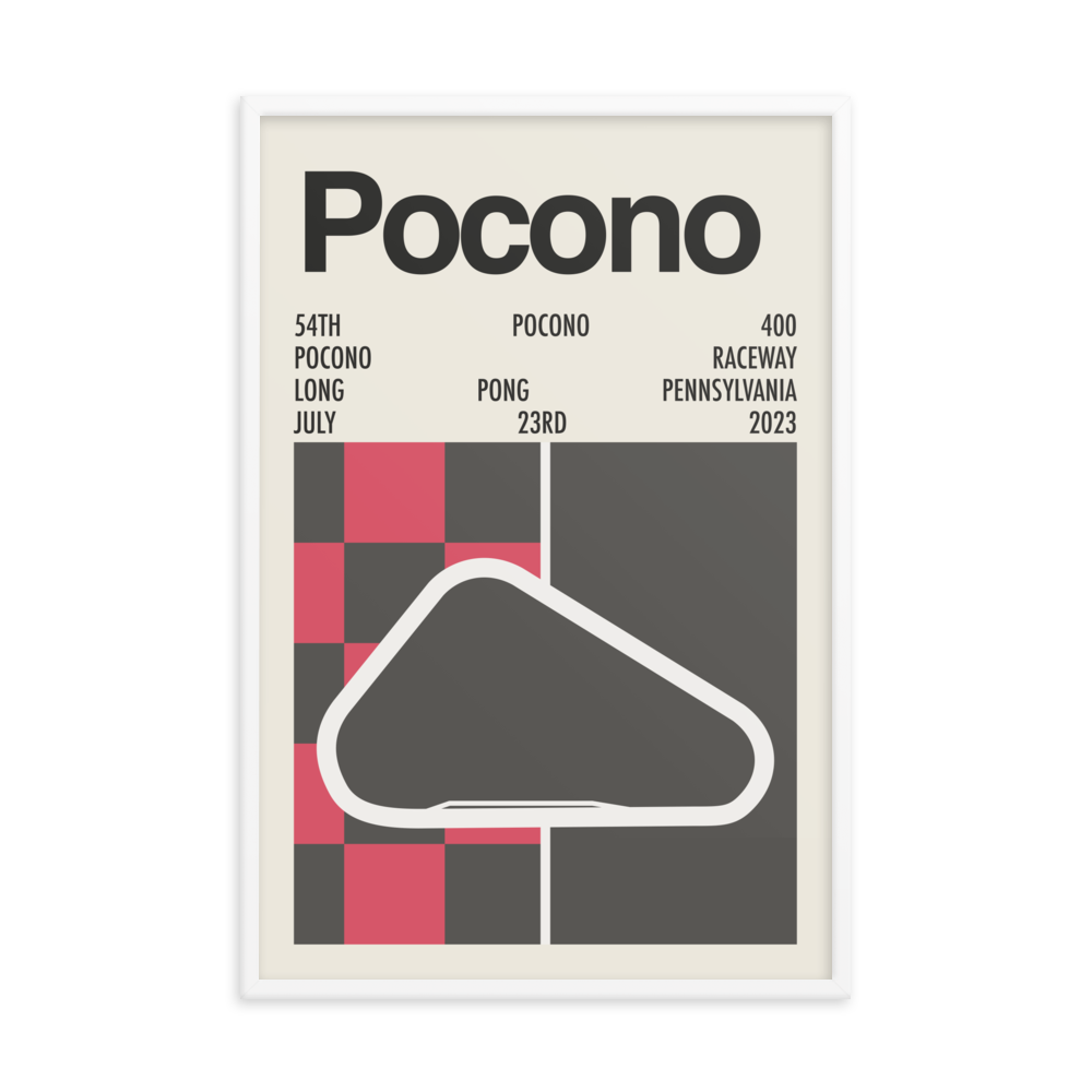 2023 Pocono 400 Race Print