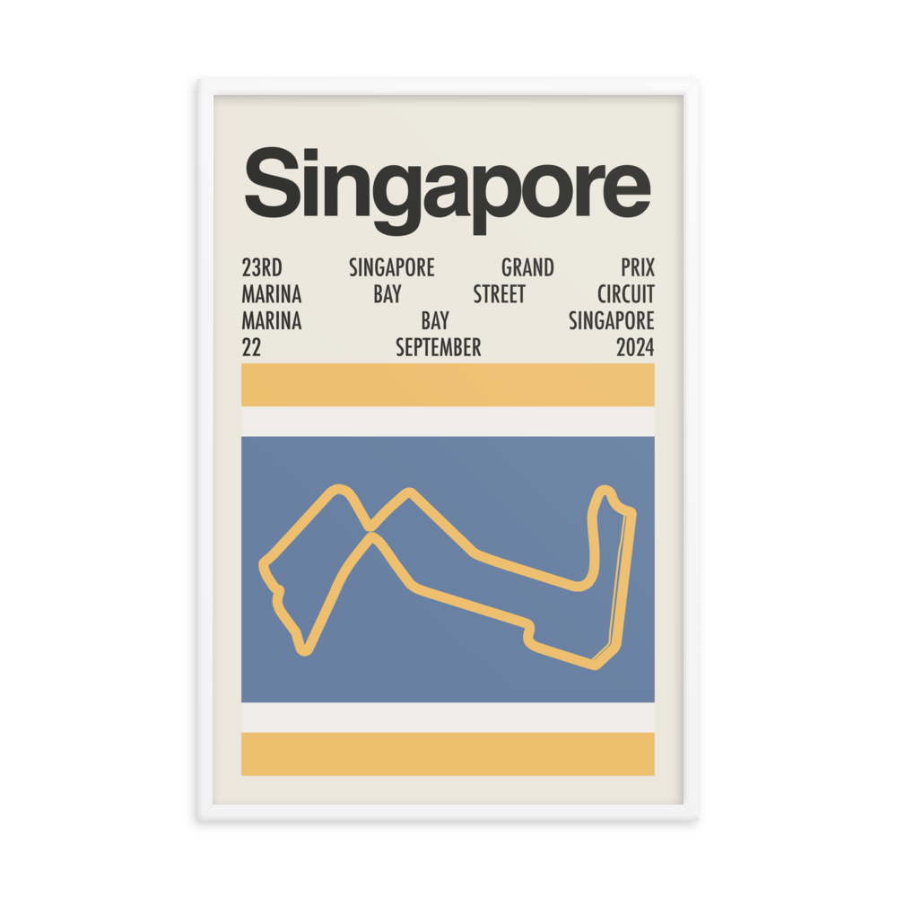 2024 Singapore Grand Prix Print