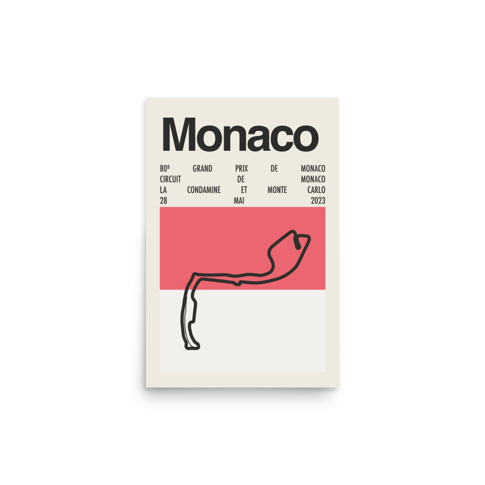 2023 Monaco Grand Prix Print