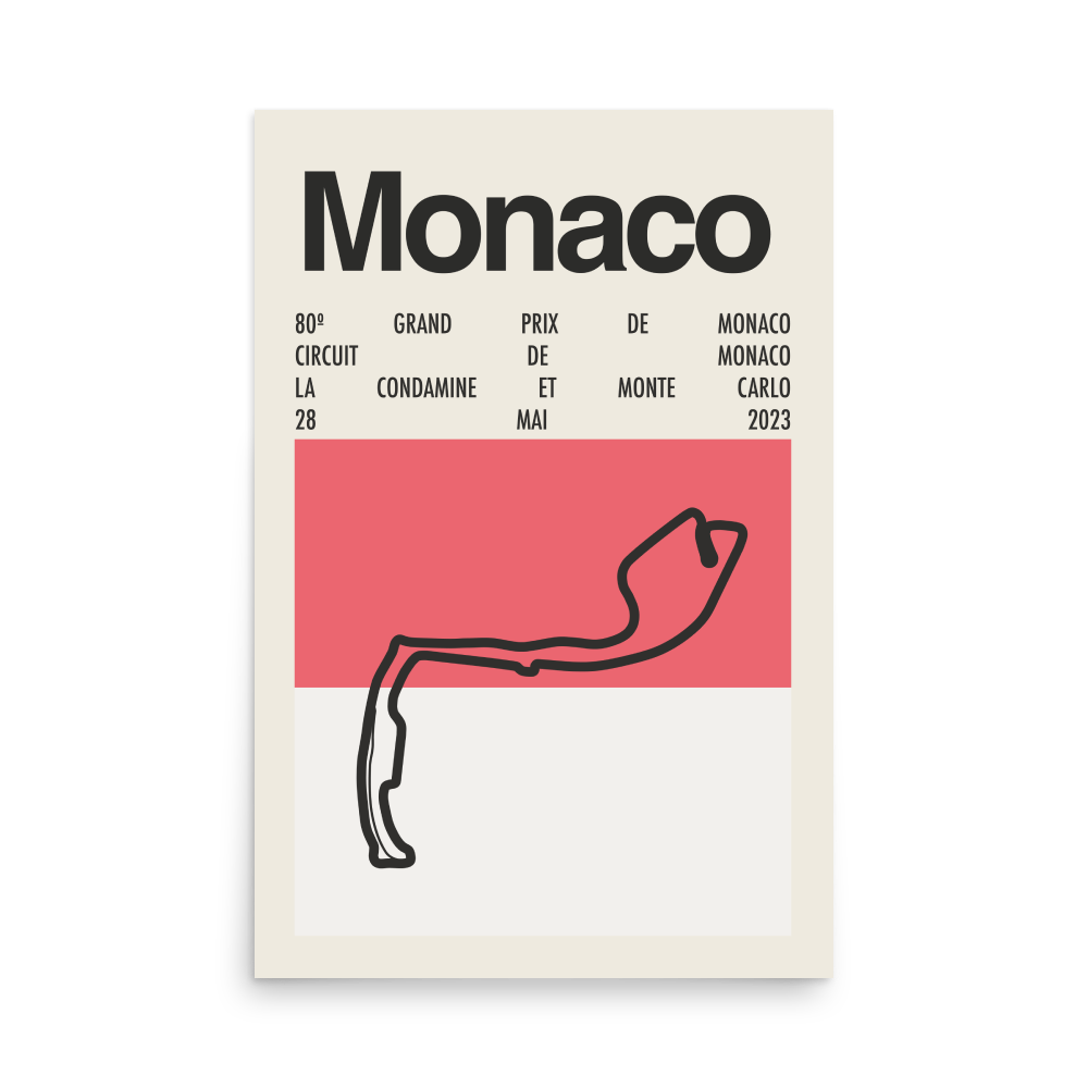 2023 Monaco Grand Prix Print