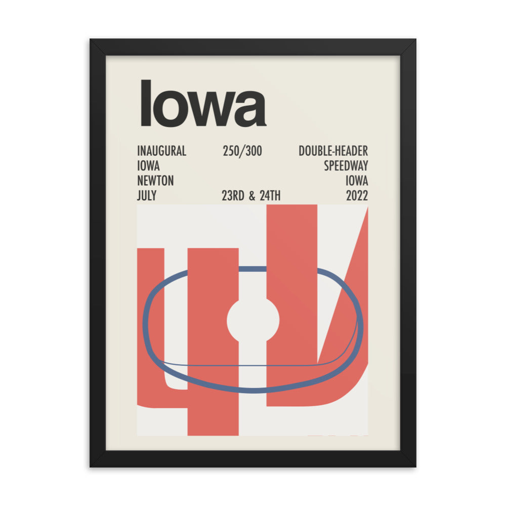 2022 Iowa 250/300 Double-Header Print