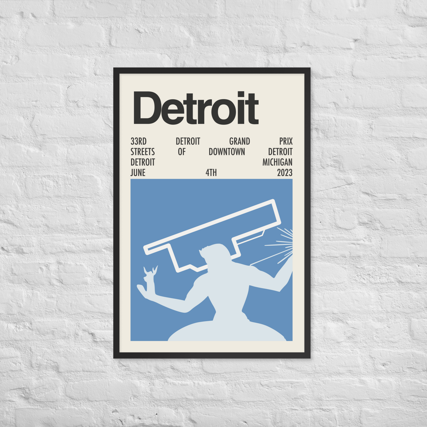 2023 Detroit Grand Prix Print