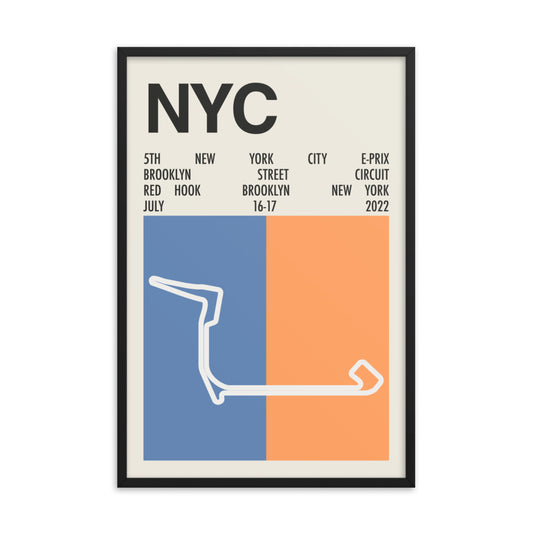 2022 New York City E-Prix Print