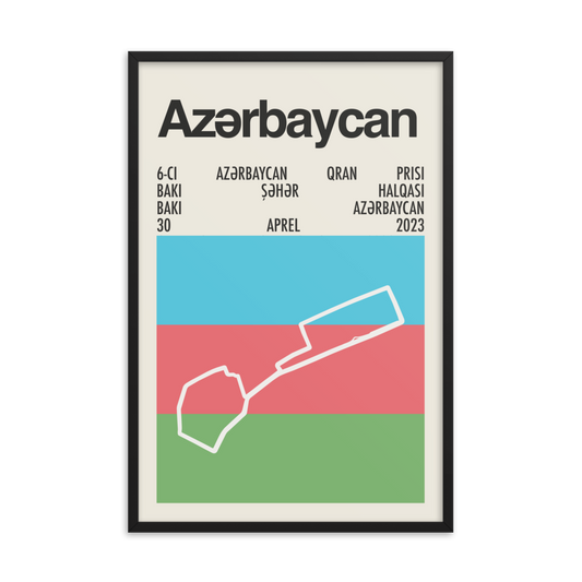 2023 Azerbaijan Grand Prix Print