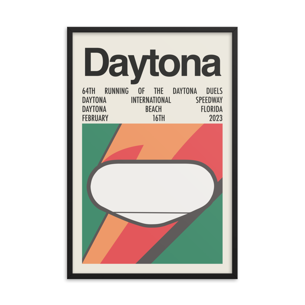 2023 Daytona Twin 150s Print Modern Racing Prints