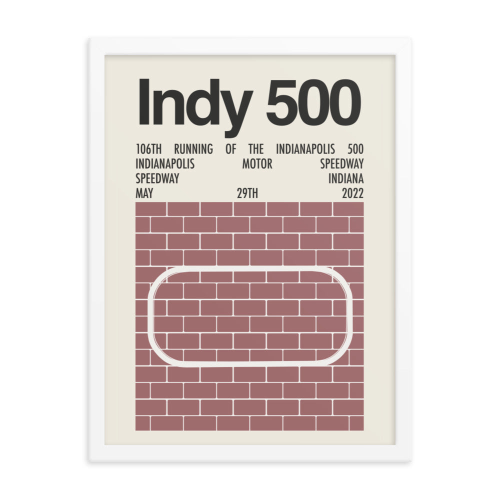 2022 Indy 500 Print