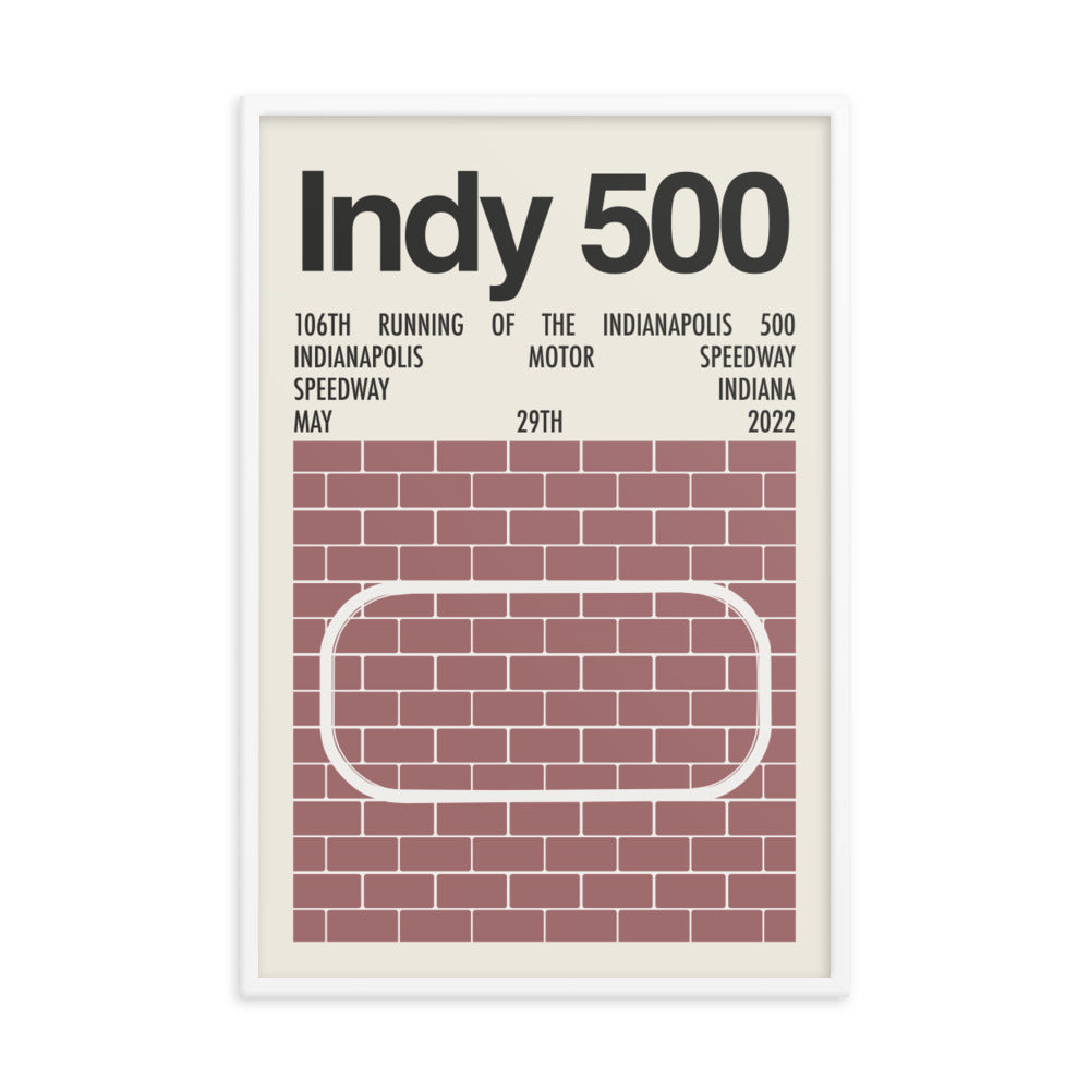 2022 Indy 500 Print