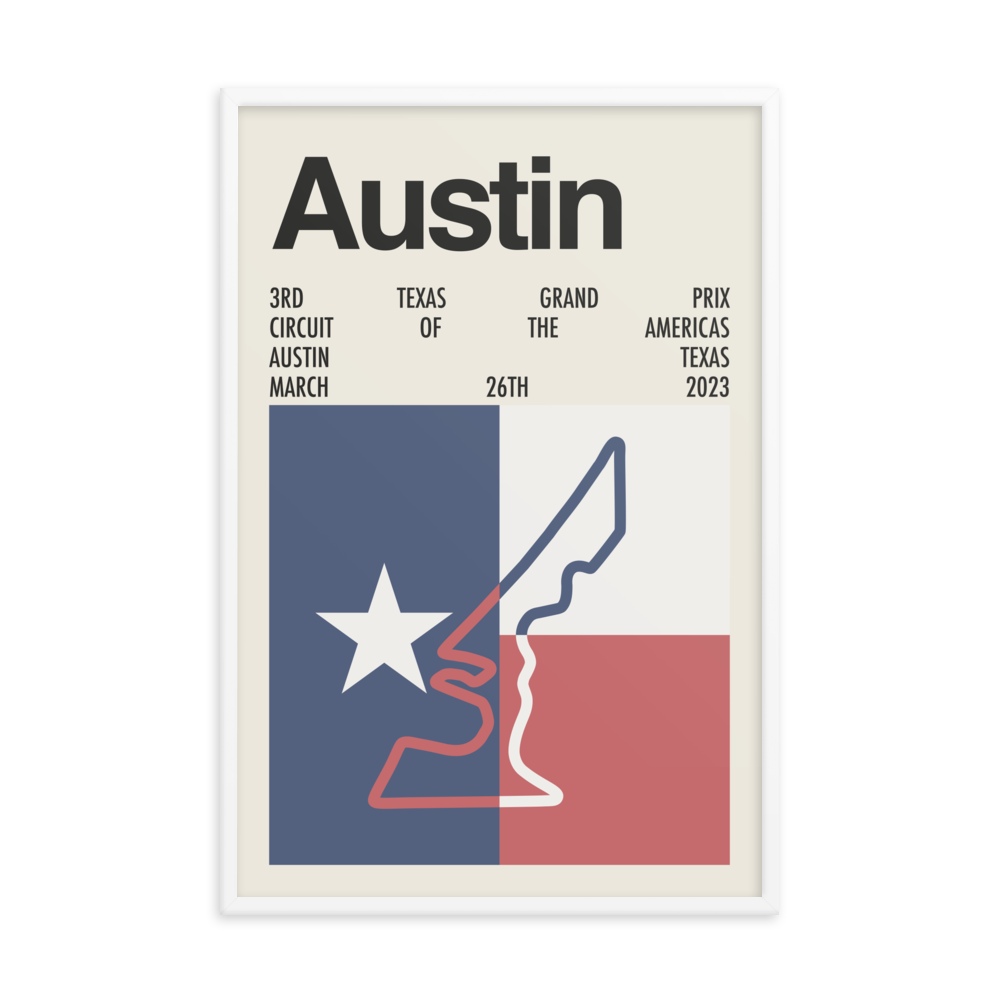 2023 Texas Grand Prix Print