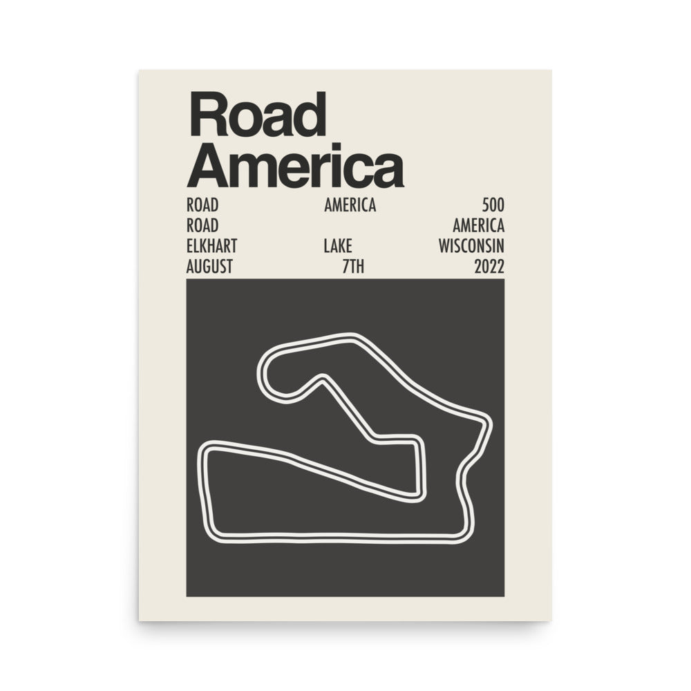 2022 Road America 500 Print