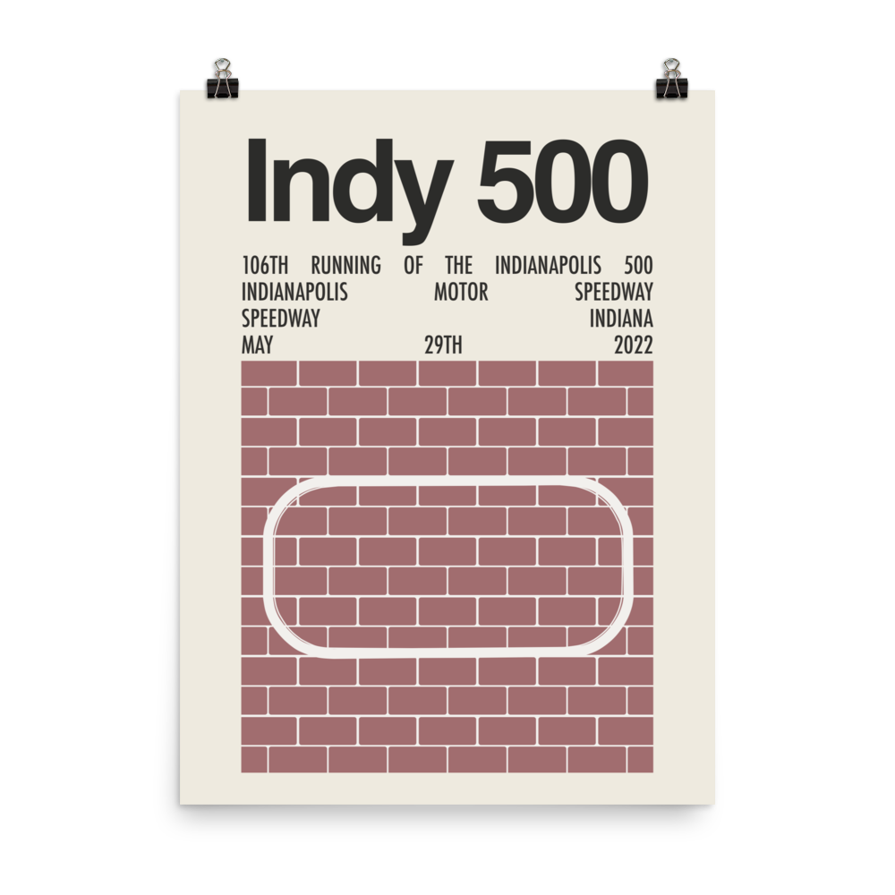 2022 Indy 500 Print