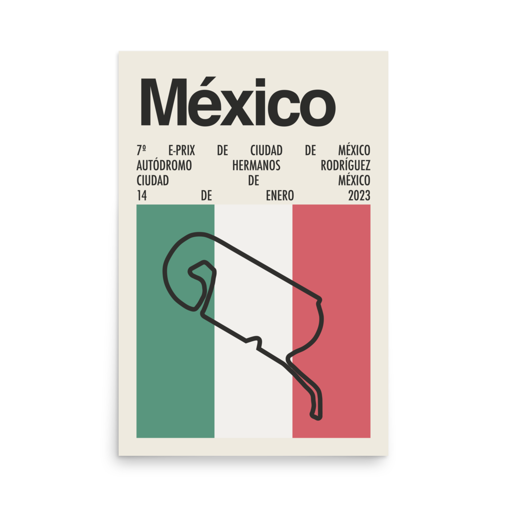 2023 Mexico City E-Prix Print